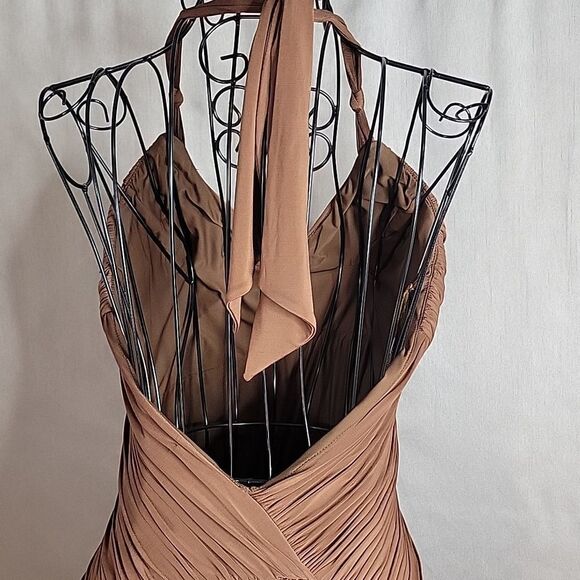 BCBG MAXAZRIA Brown Evening‎ Dress - Picture 6 of 11